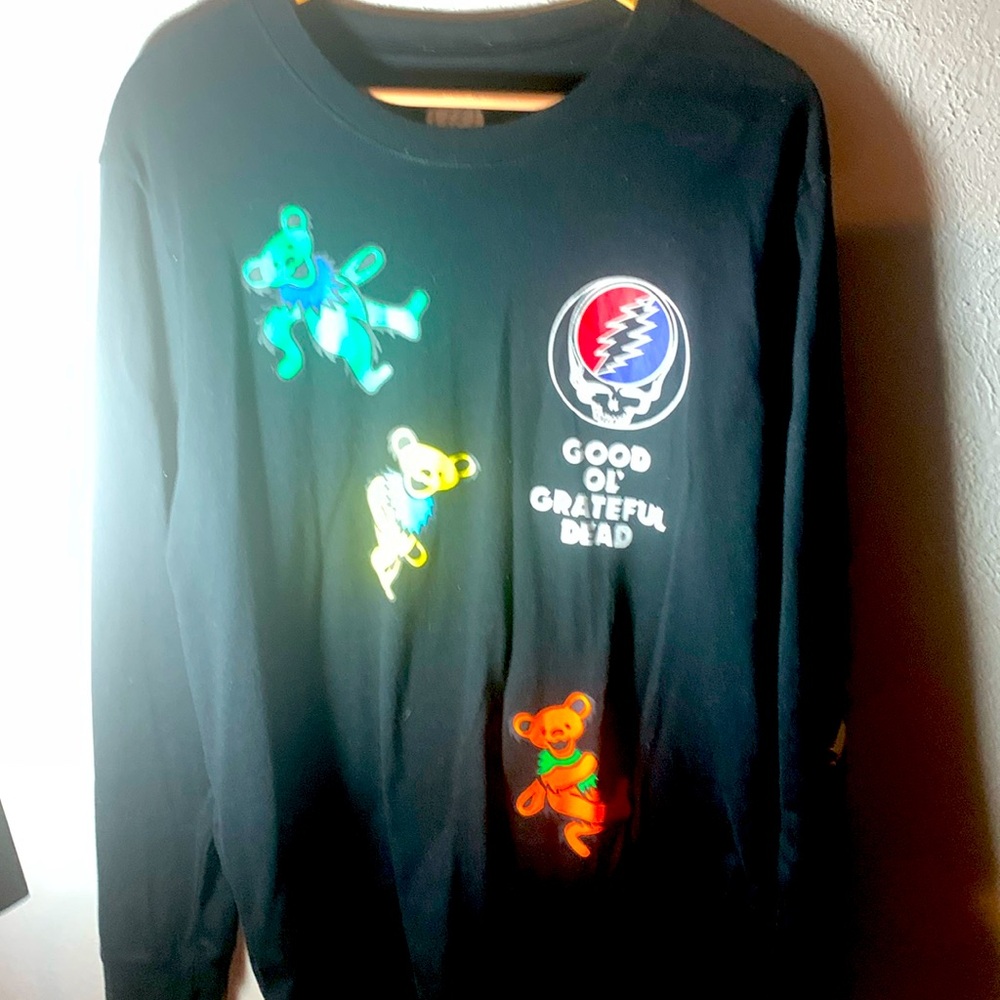 Grateful Dead Men's Dancing Bears Men's Size L Long Sleeve Graphic T Shirt